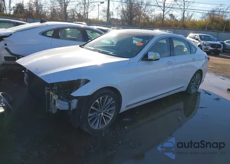 2015 Hyundai Genesis 3.8 из США, поврежденный, VIN KMHGN4JEXFU043971